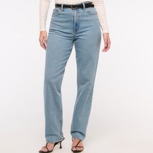 Abercrombie & Fitch 90s Slim Straight Ultra High Rise Curve Love Jeans 35 medium